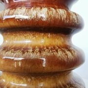 Vase vintage en céramique : poterie ouest-allemande des années 1970