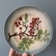 Set of 4 dessert plates in slurry St Amand Hamage