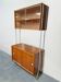 Vintage wall unit bookcase cabinet 1960s