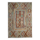 Handmade Kilim Rug, Wool Geometric Flatweave Carpet 297x193cm
