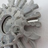 Wooden sun mirror with art deco inlays 40/50