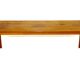 Minimalist teak bench, Sweden, 1960