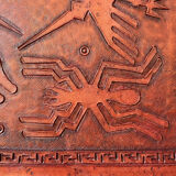 Wood and leather tray