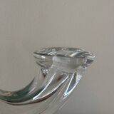 Daum crystal candlestick