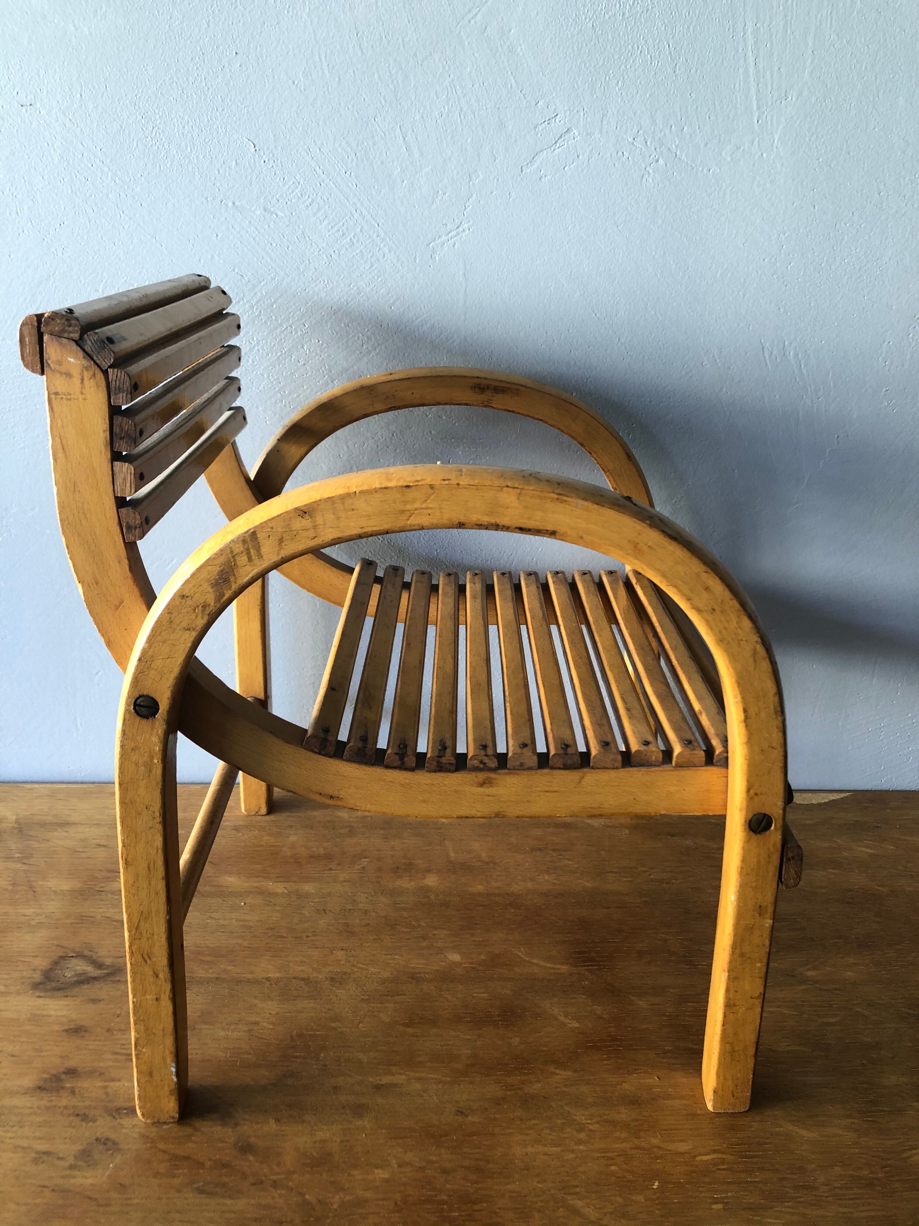 Vintage armchair for children