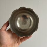 Shiny silver metal cup