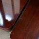 Wooden and brass coat rack, set of 4, 1970s