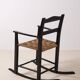Fauteuil à bascule du début du 20e siècle avec siège en gazon, Danemark