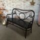 Banquette Thonet laqué noir