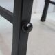 Chinese pull out tables in lase black