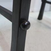 Chinese pull out tables in lase black