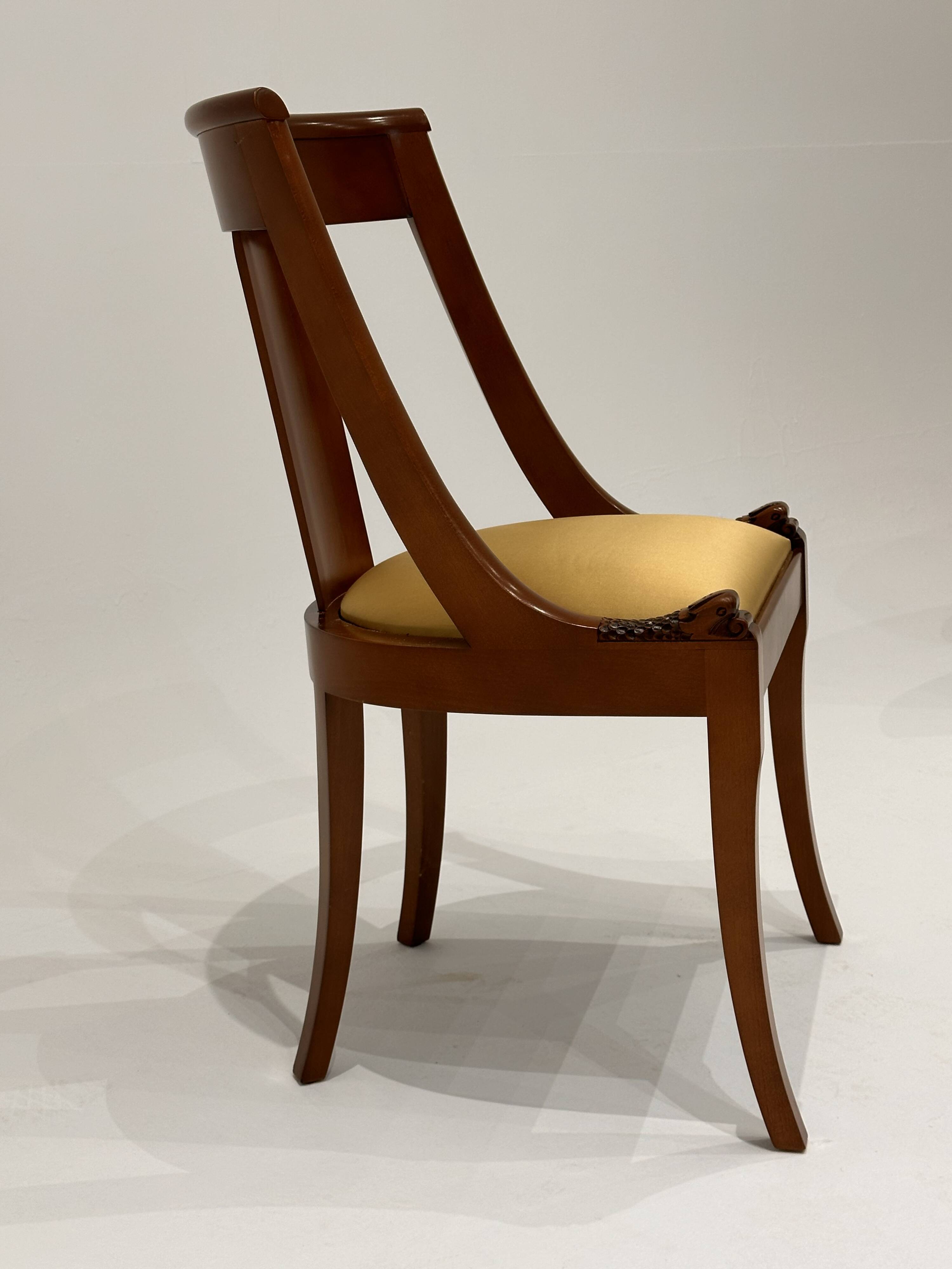 Pair of Empire style chairs