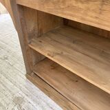 Two-sided central island counter in pine 220cm
