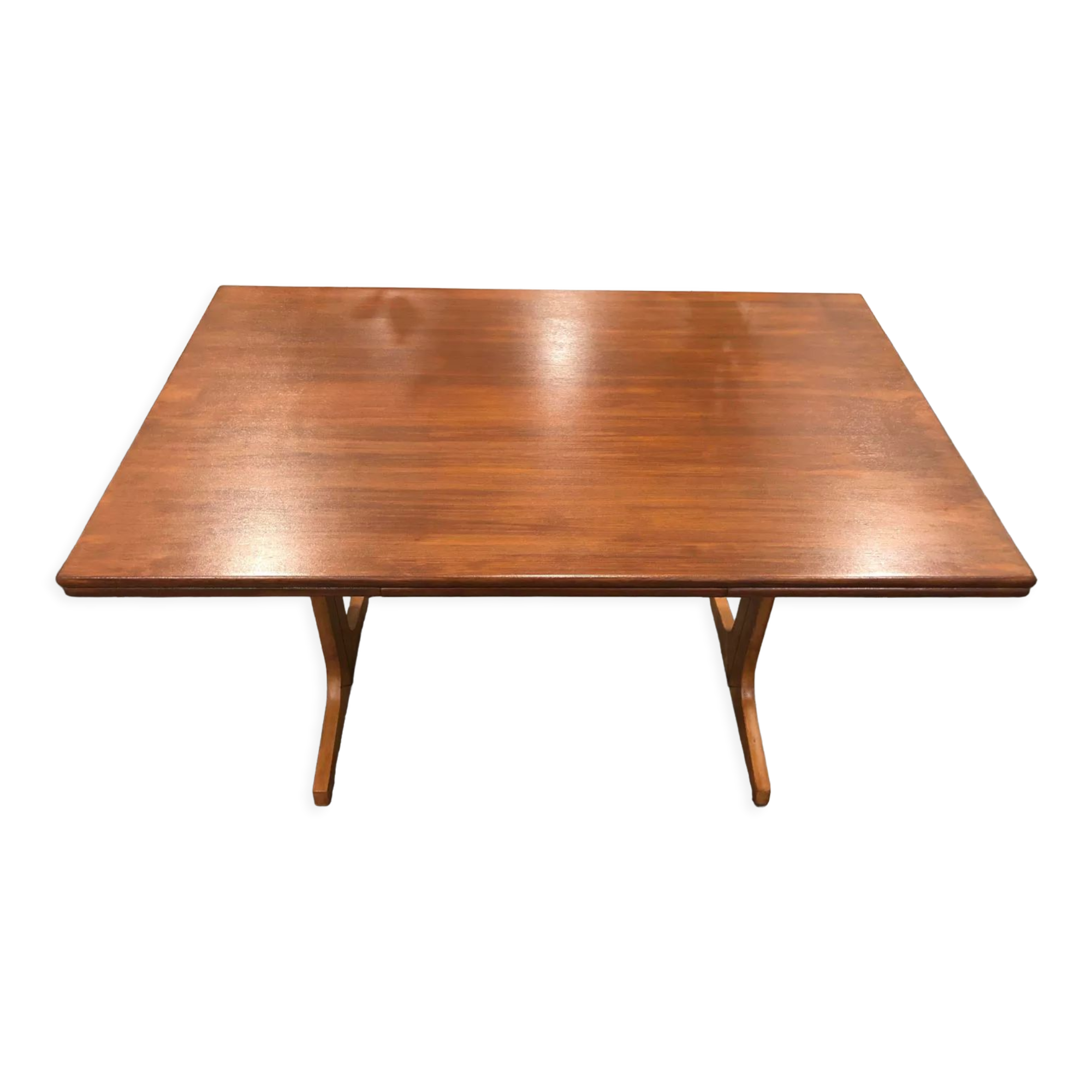 Scandinavian teak extendable table in the 1970s