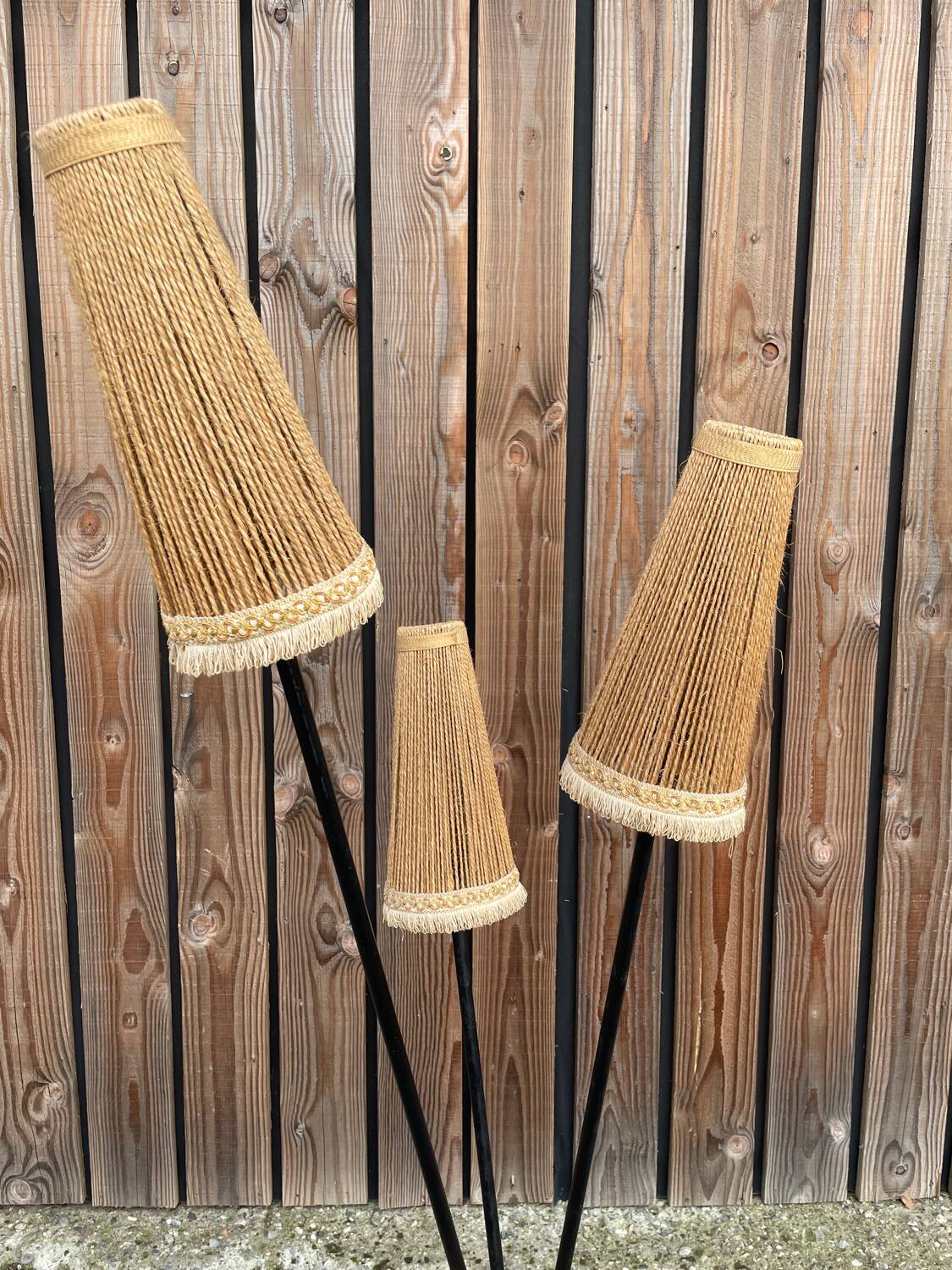 Lampadaire à 3 feux, France 1960-70