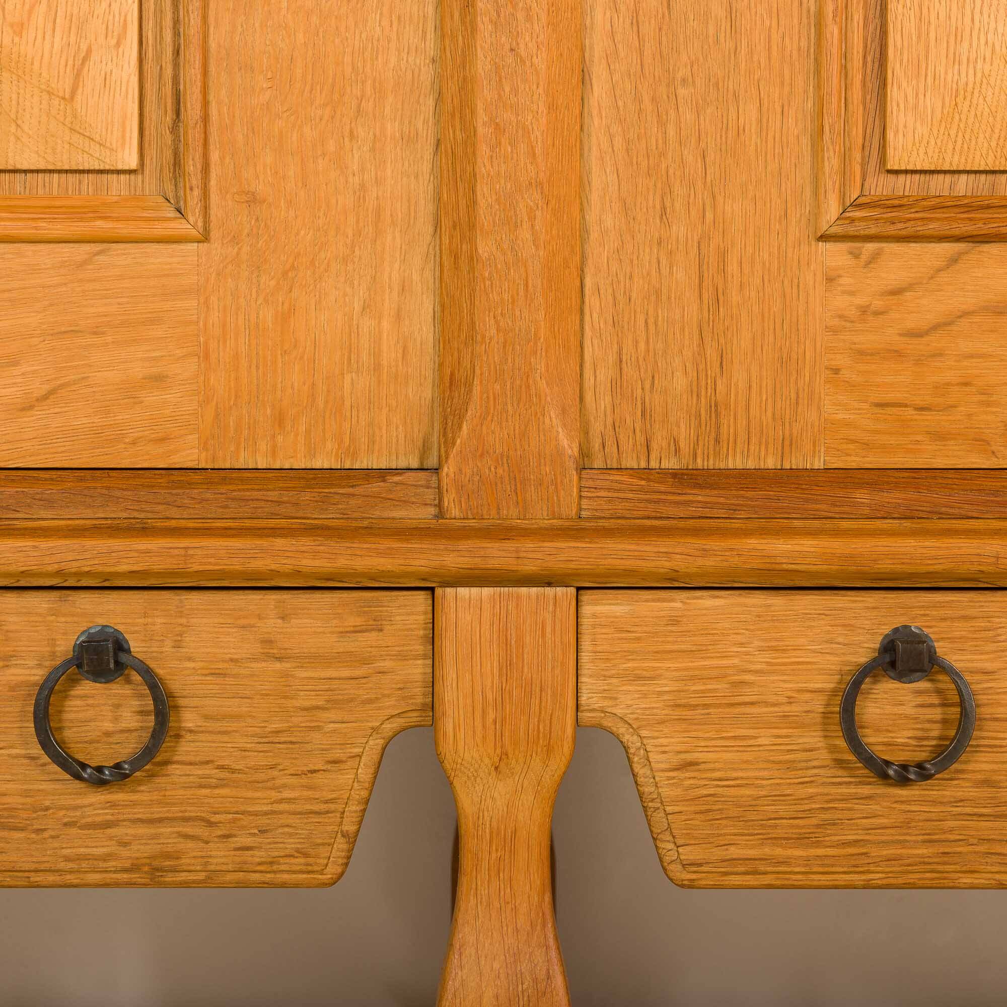 Henning Kjaernulf oak sideboard, 1970s