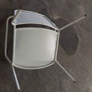 Fauteuil en métal de jardin vintage