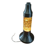 Psychedelic cylindrical lamp with aluminum and glass sequins, "Christel" type, vintage 1970