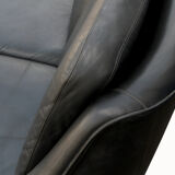 1960s leather 4-seater sofa