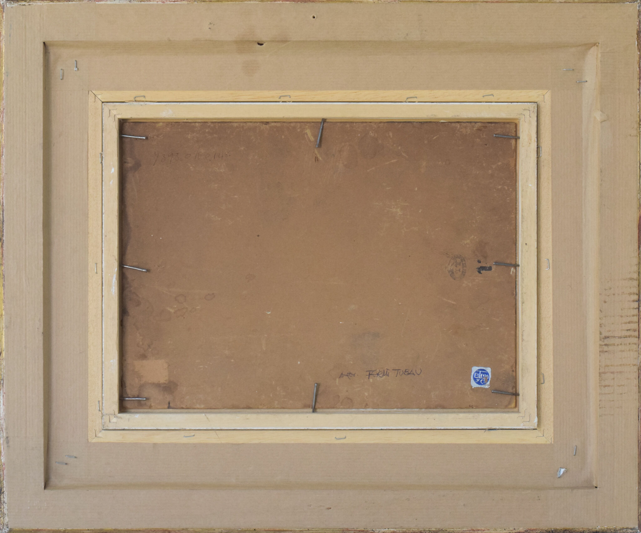 Coastal landscape with sailing boats