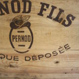 Pernod Fils wooden crate