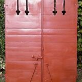 Pair of old openwork shutters