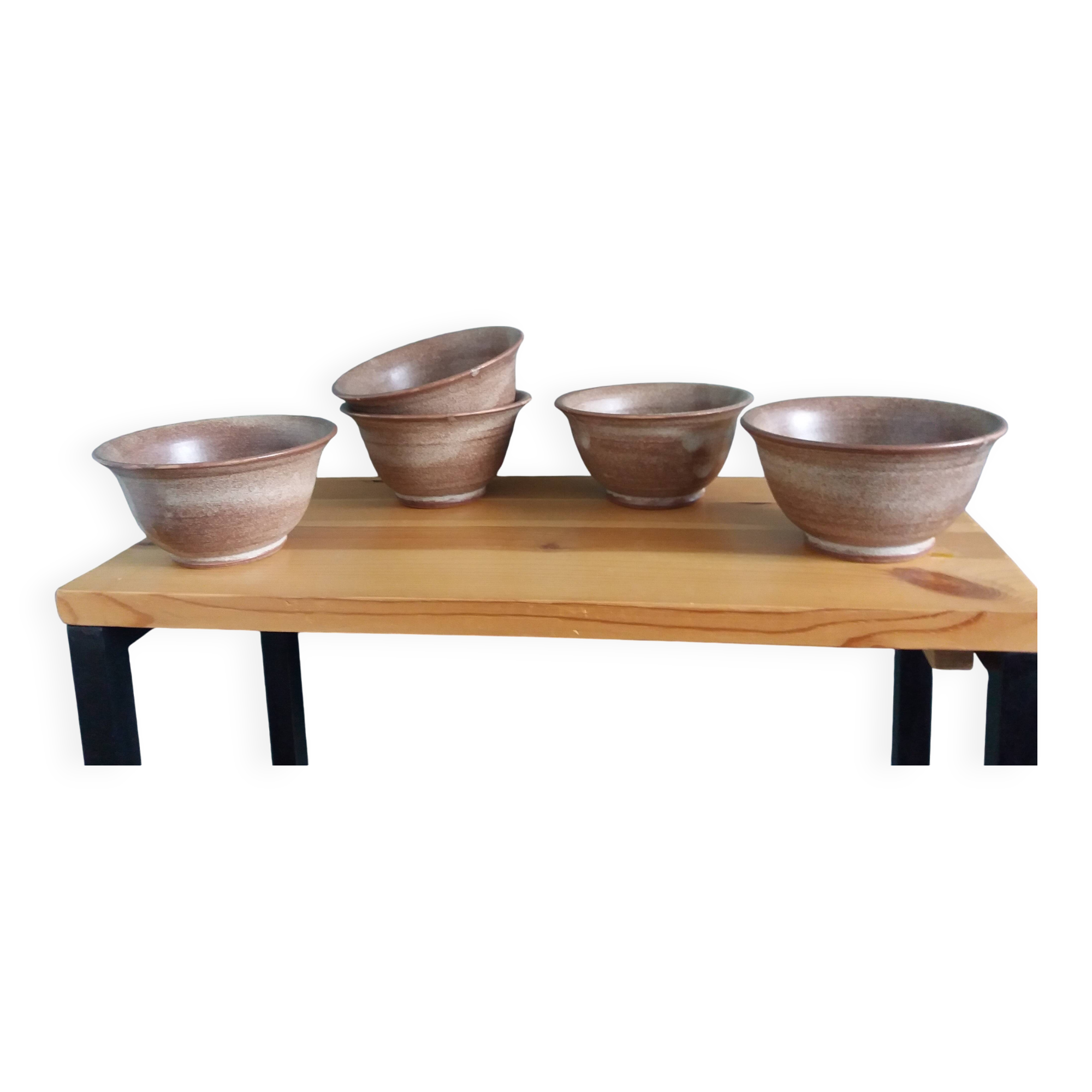 Vallauris Muratore style glazed terracotta bowl