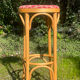 Vintage rattan bar stool from the 70s.