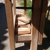 Built in raw wood with its press and valet - GRENAD
