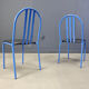 Ensemble de chaises Nr 222 par Robert Mallet-Stevens, années 1980, ensemble de 7.