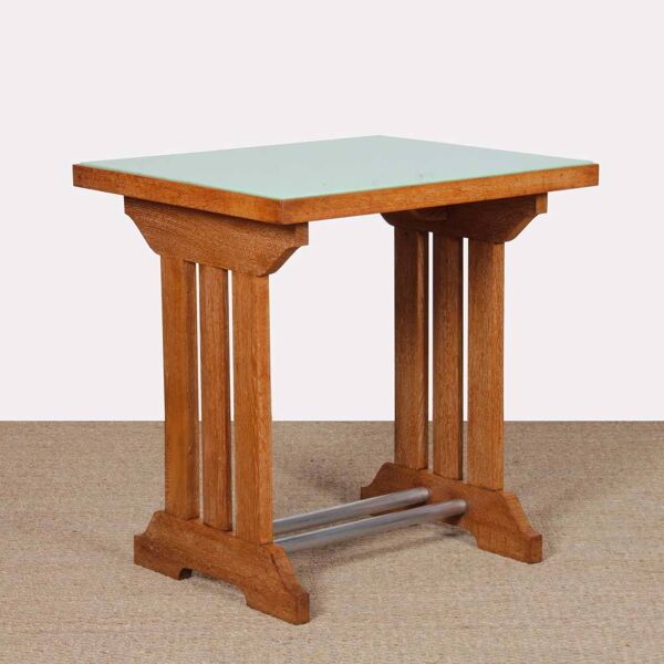 Petite table haute par Hippolyte Thomasson, circa 1940 -  Petite table haut