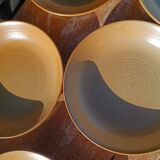 Deep stoneware plate