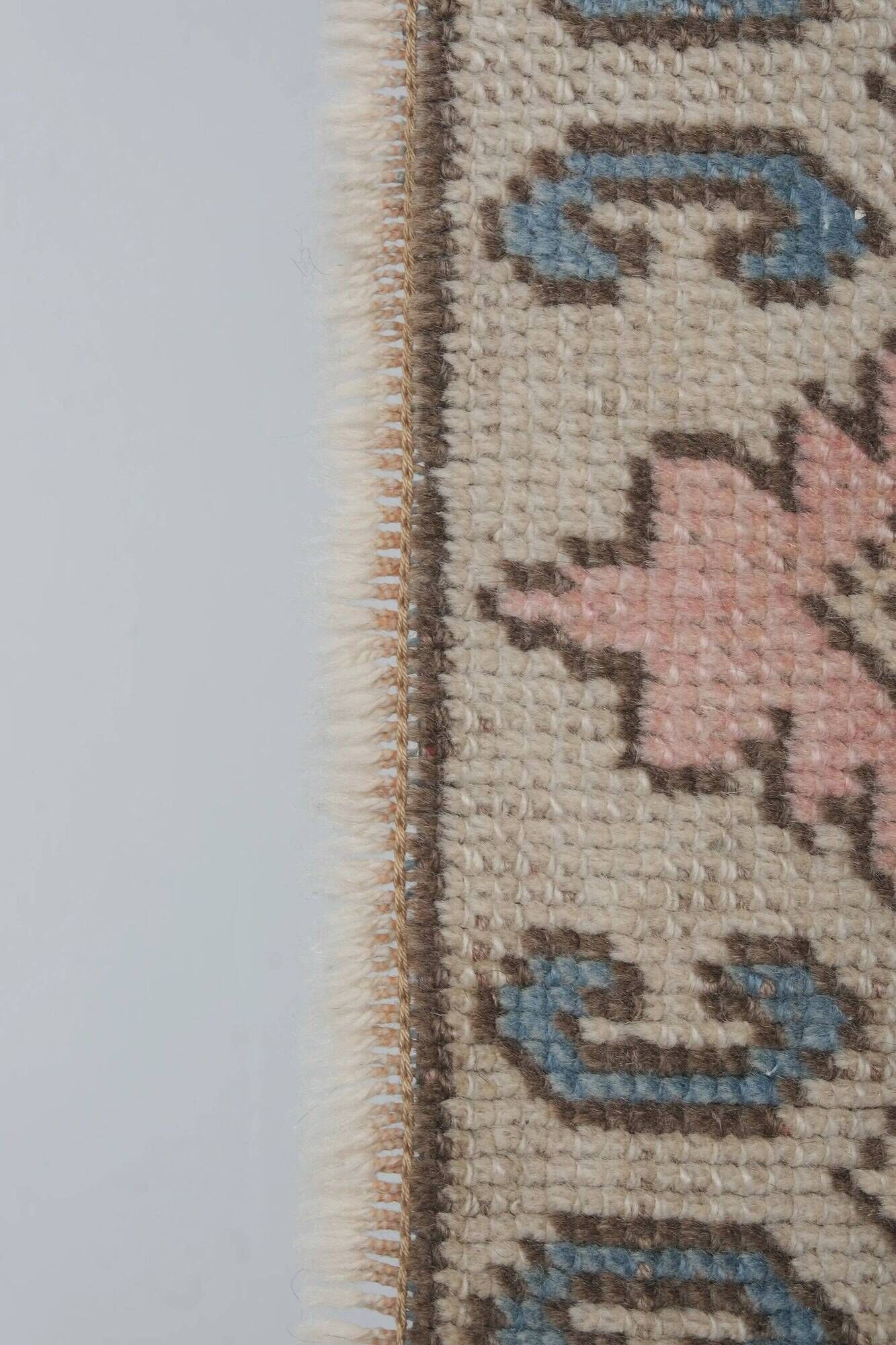 Vintage Turkish hallway rug 75x185 cm