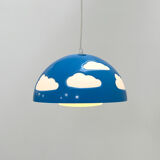 Cloud blue pendant lamp by Henrik Preutz for Ikea, 1990