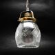 Art Deco crystal pendant lamp, Poland, 1950s