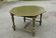 Table Octogonale style Louis XIII– Relooking Signature Vert Olive & Or