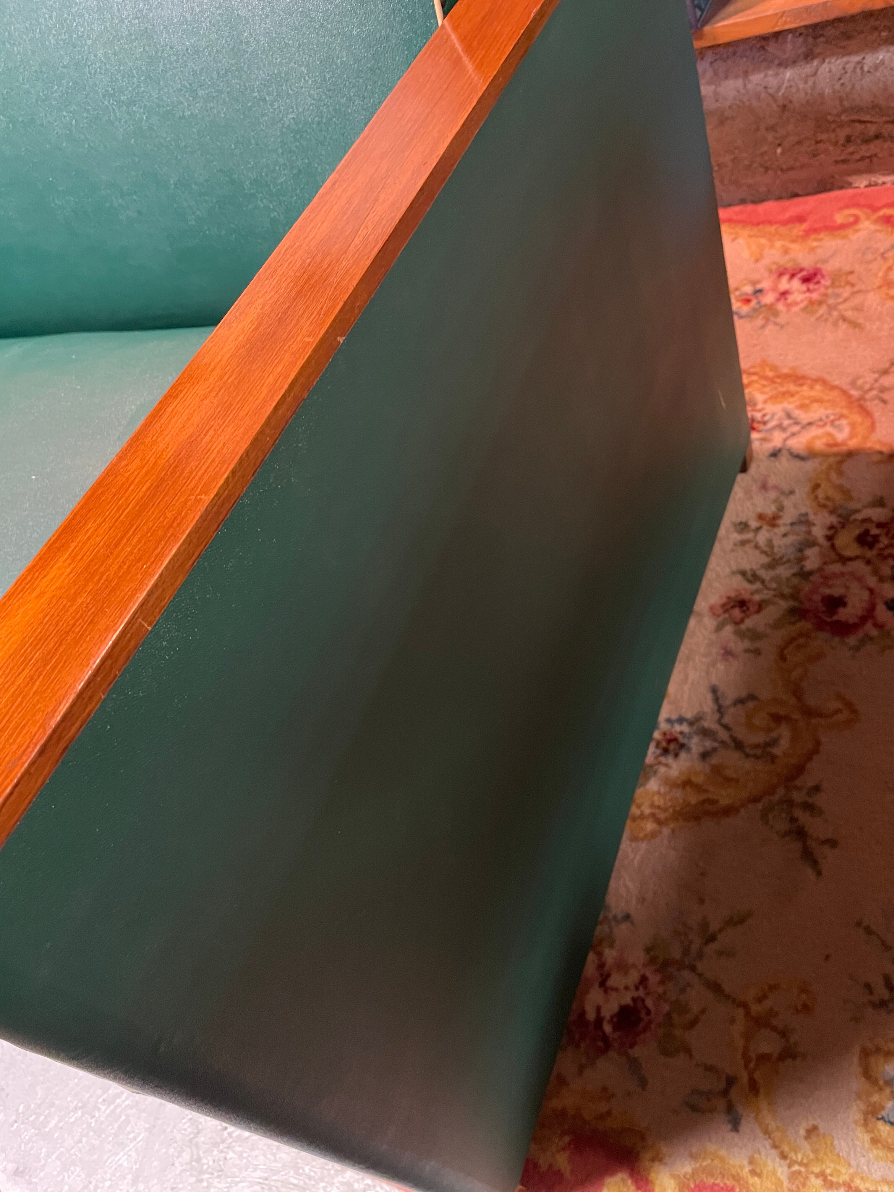 Vintage mustache club sofa year 50