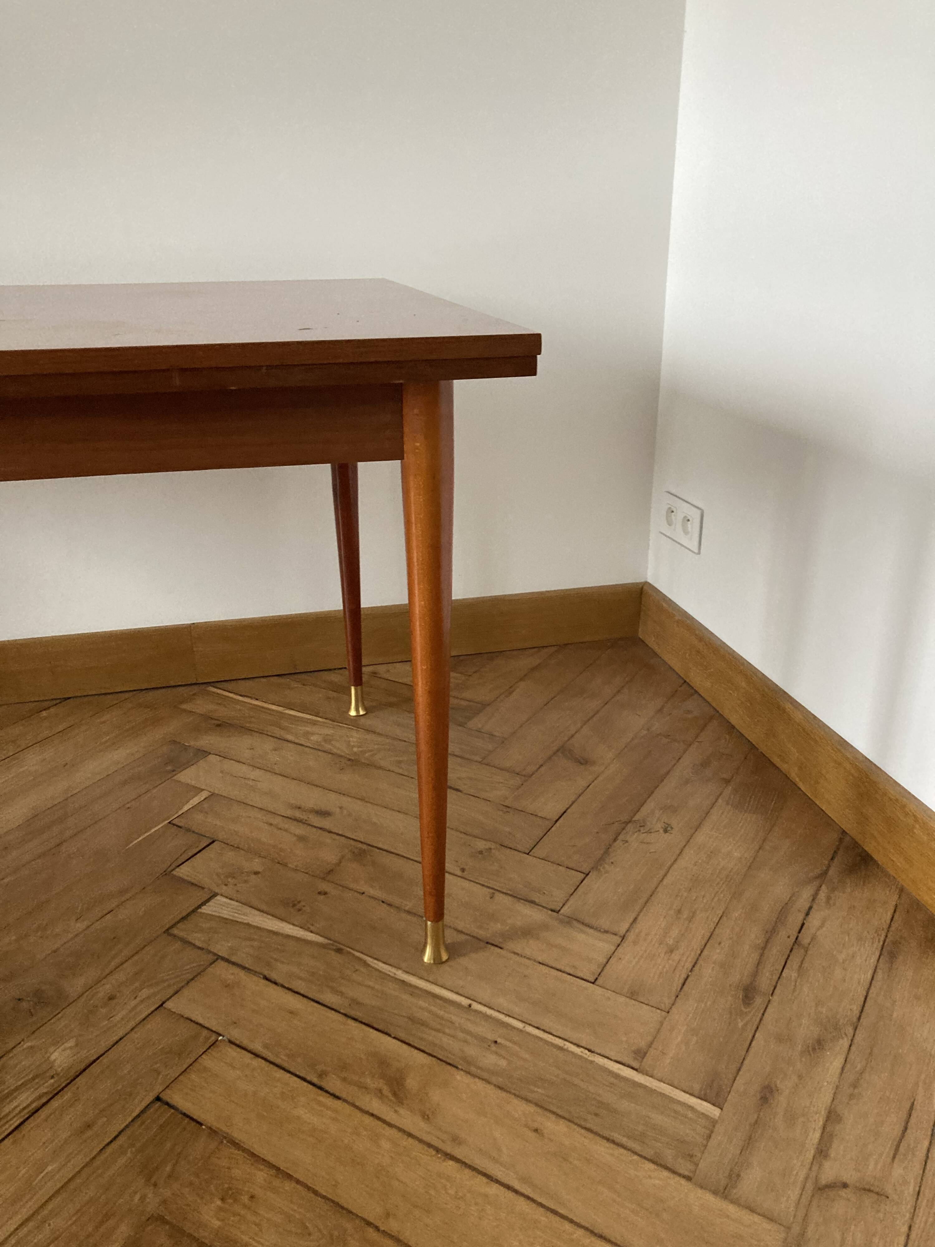 Scandinavian-style rectangular table