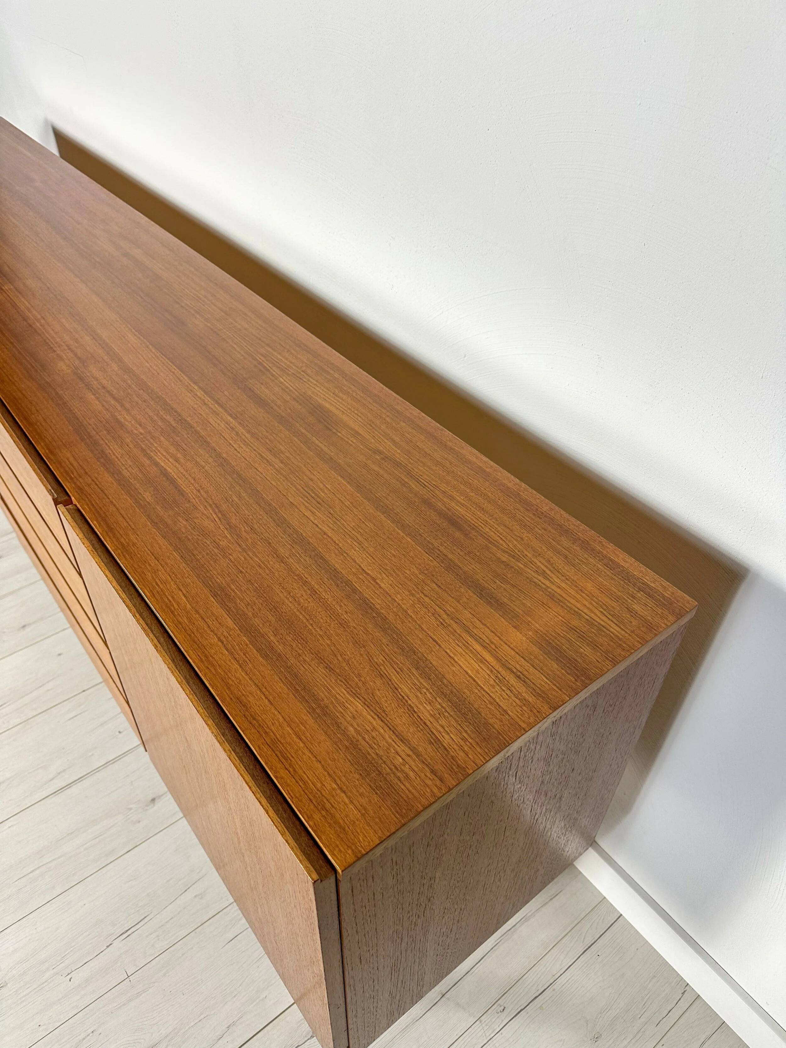 1960s Vintage Minimalistic Mid-Century Teak Sideboard