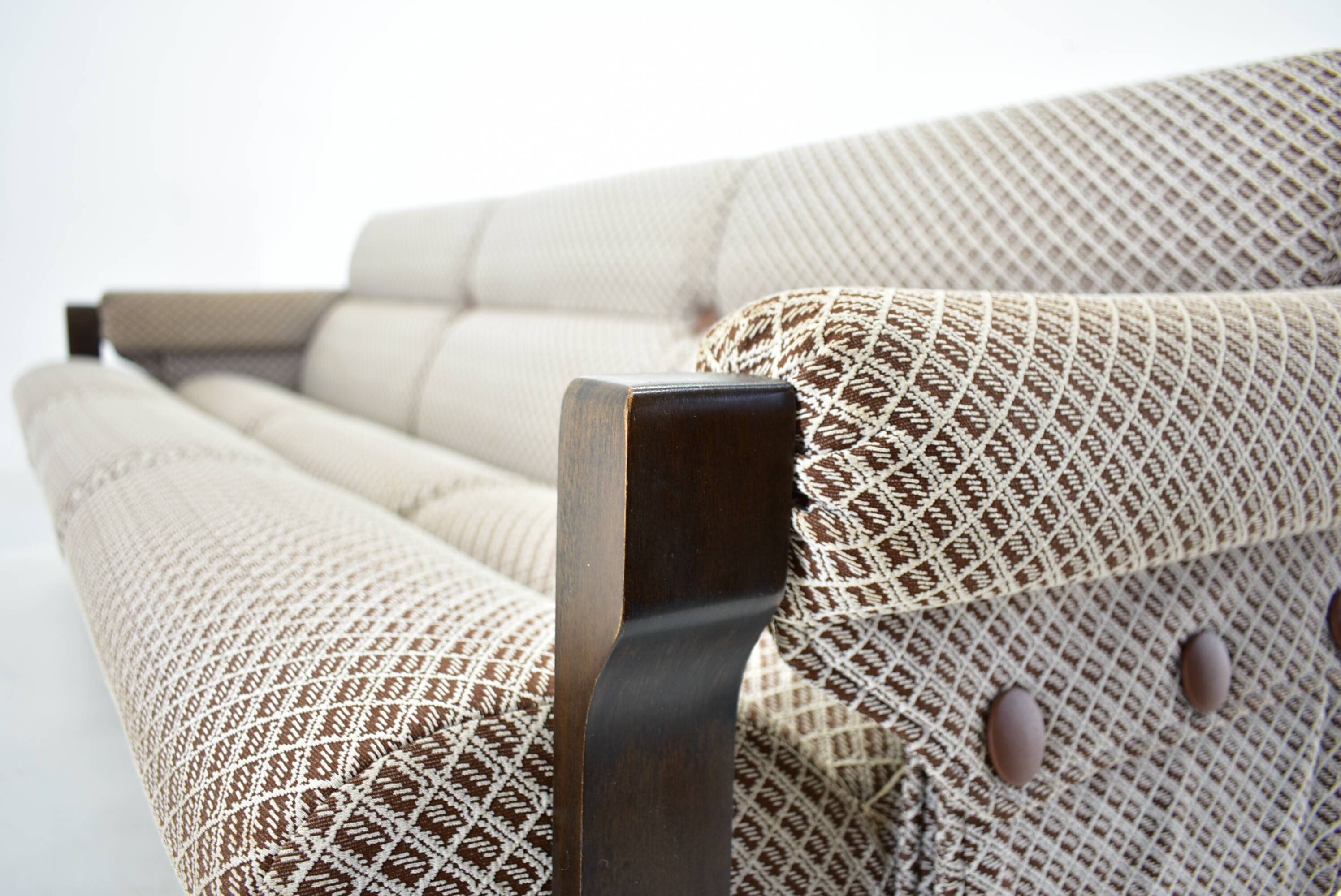 Midcentury Adjustable Sofa, Czechoslovakia,  1970s