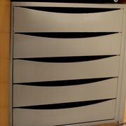 Sideboard solid wood and steel, France, cira 1970, Negroni edition
