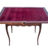 An inlayed table - a card game, France, circa 1900