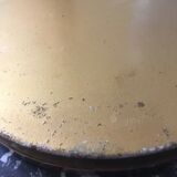 Round brass mirror