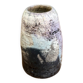 Small raku vase