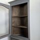 Pair of re-edged corner cabinets