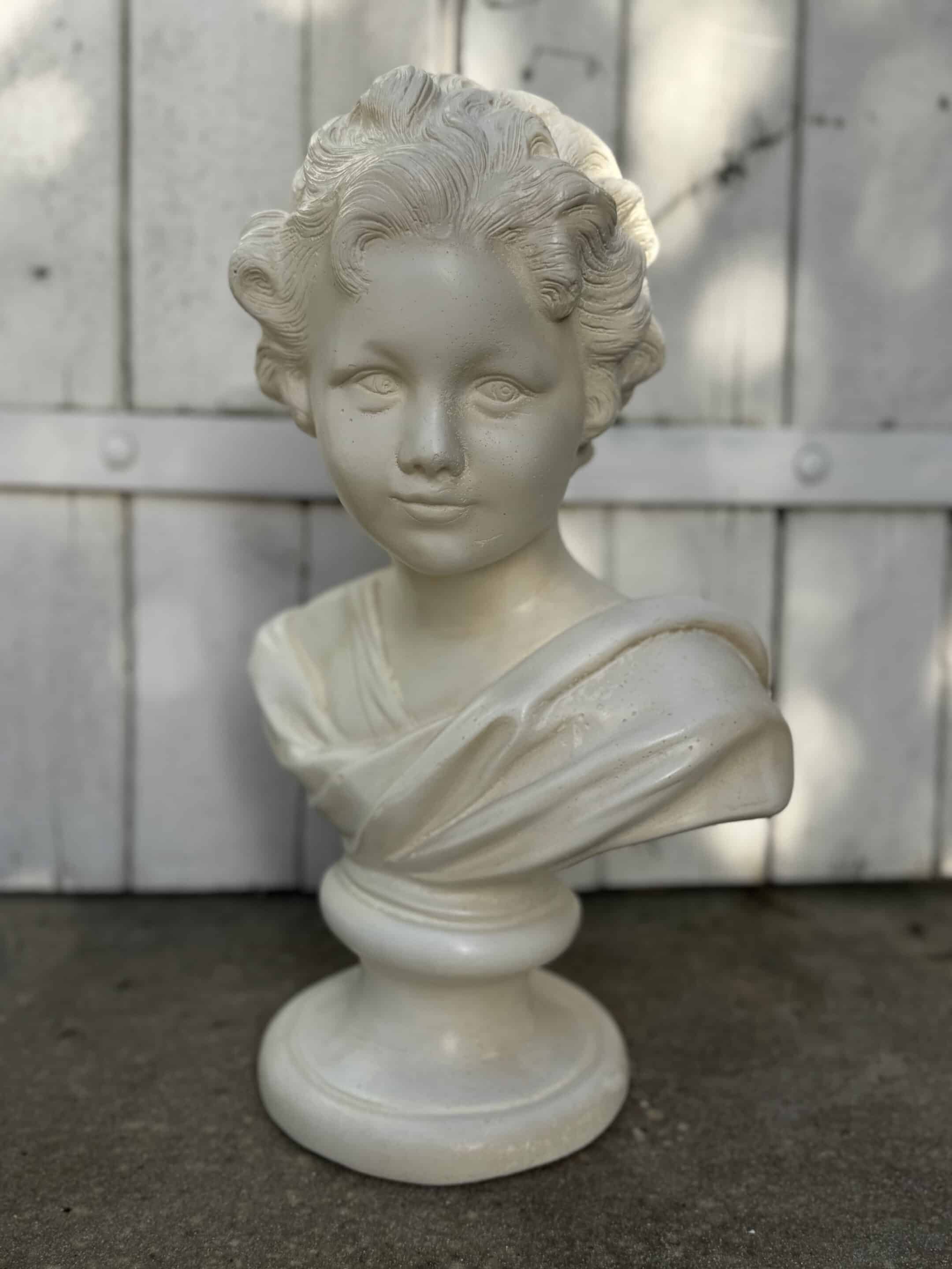 Plaster bust