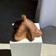 Small suspension in organic teak hat D30 H20