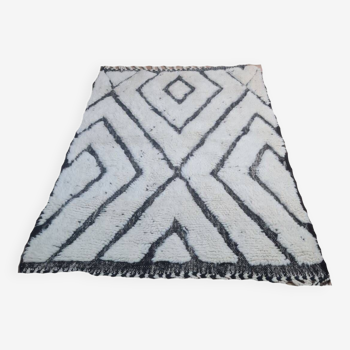 Handmade wool Berber rug 150 X 100 CM