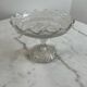 Presentation dish compote in blown glass
