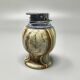 1960s mid-century modern Italian onyx smoking set with table lighter & ashtray